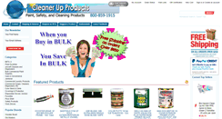 Desktop Screenshot of cleanerupproducts.com